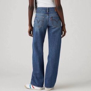 Levi’s Superlow Loose Wide Leg Jeans Blended Beauty Wash Size 24x32